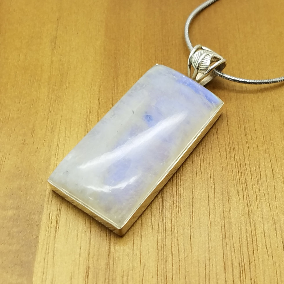 Rainbow Moonstone Pendant - The Meteorite Traders