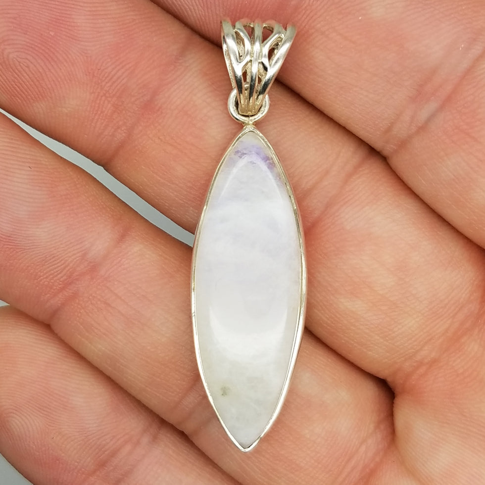 Rainbow Moonstone Pendant - The Meteorite Traders