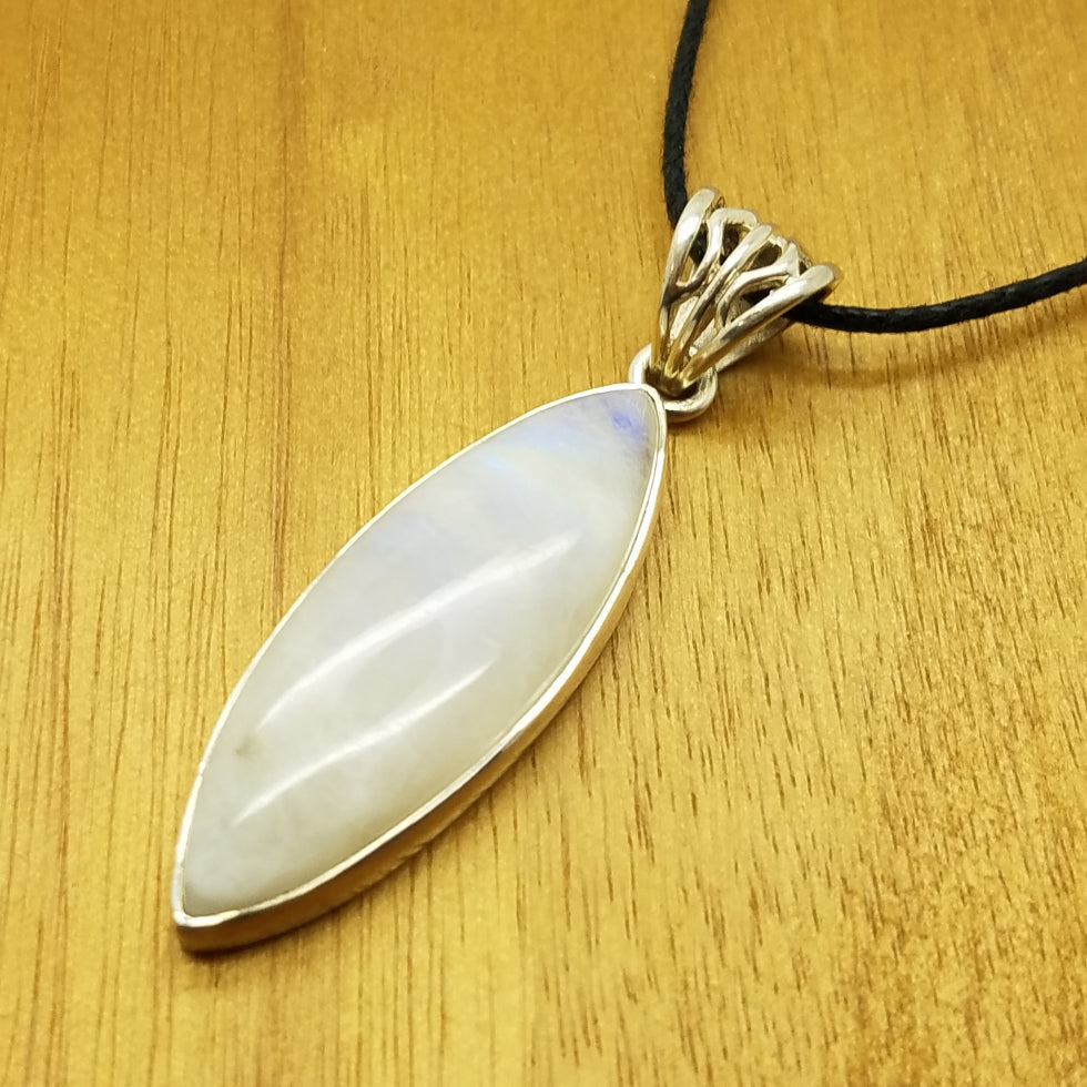 Rainbow Moonstone Pendant - The Meteorite Traders