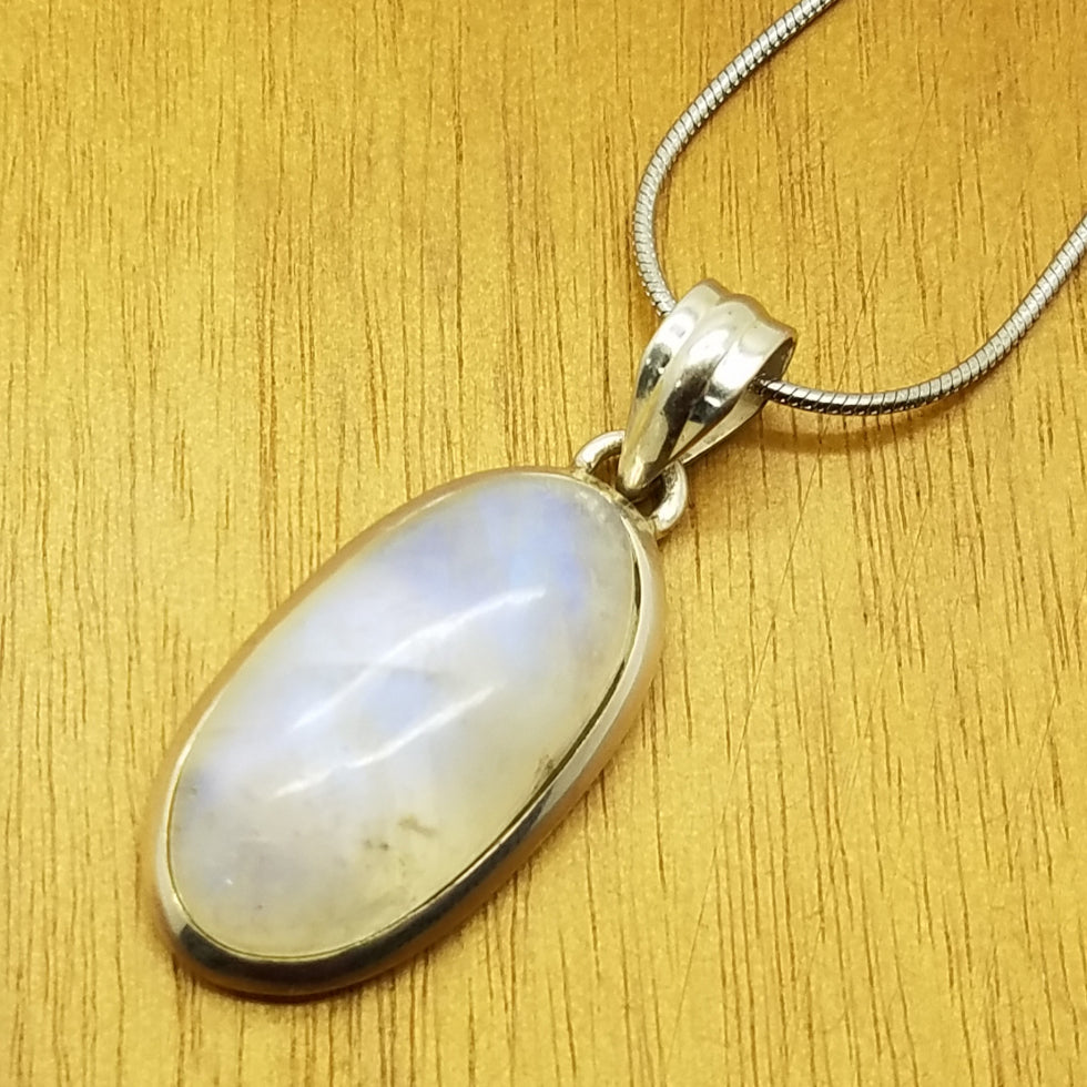 Rainbow Moonstone Pendant - The Meteorite Traders