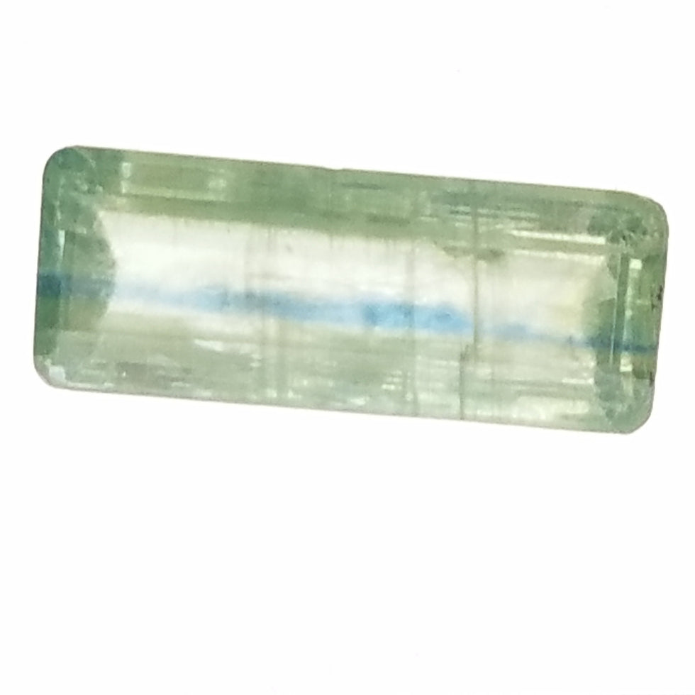 Green Kyanite Faceted Gemstone GKF1 - The Meteorite Traders
