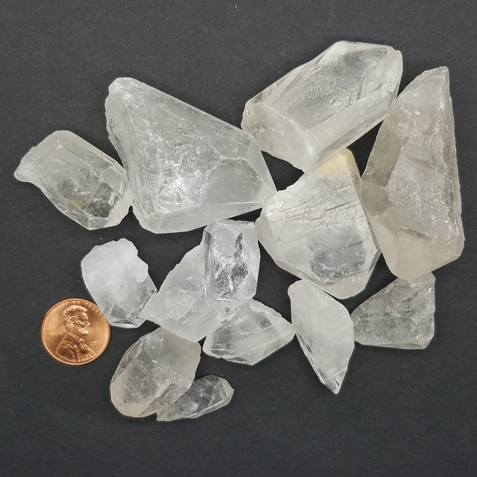 Clear Quartz Crystals C-Grade 4oz - The Meteorite Traders