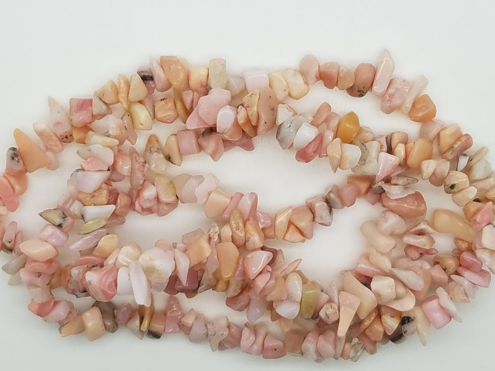 Pink Opal Chip beads Kyanite King