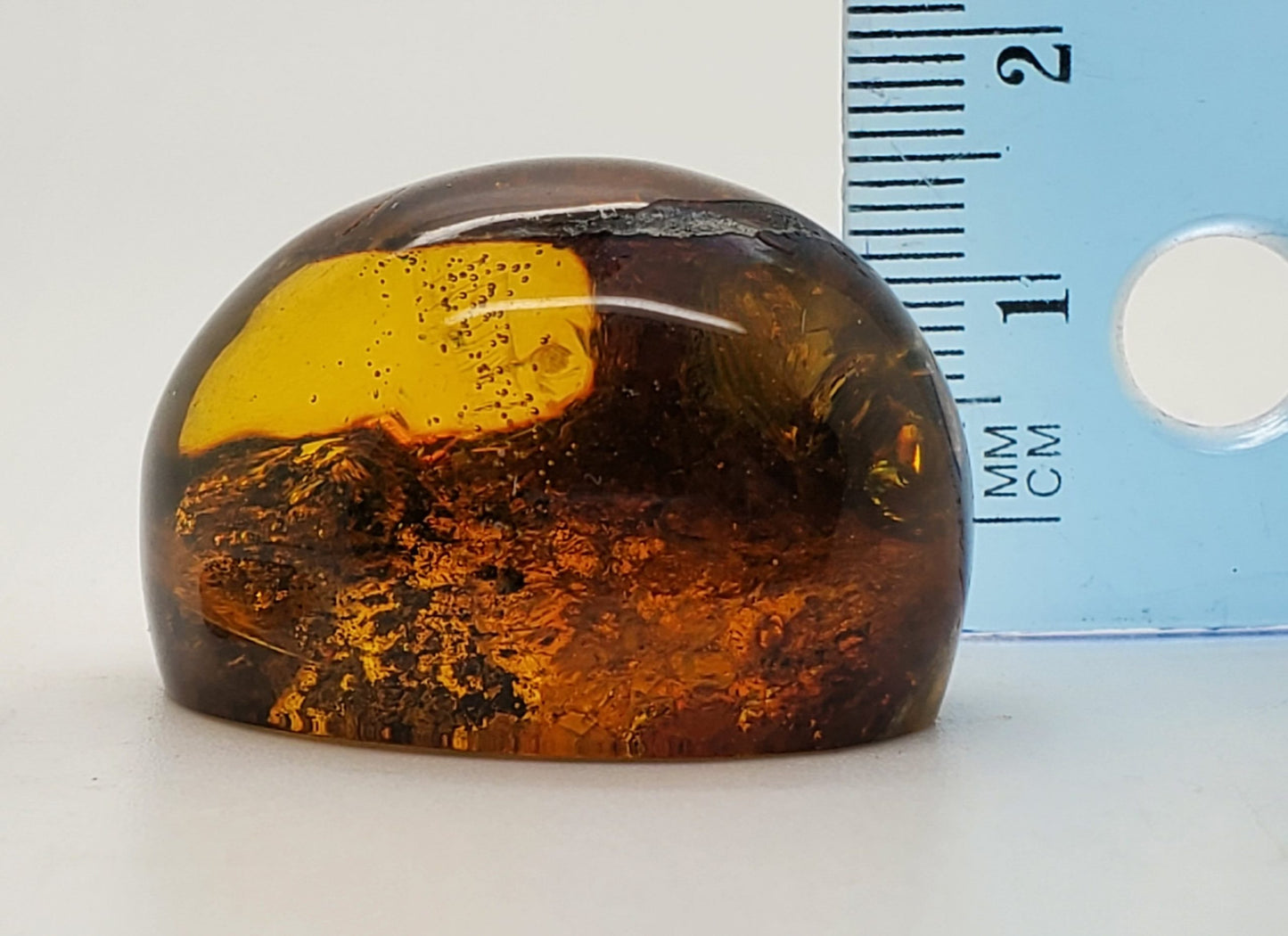 Massive Amber Seer Stone Dome Polish