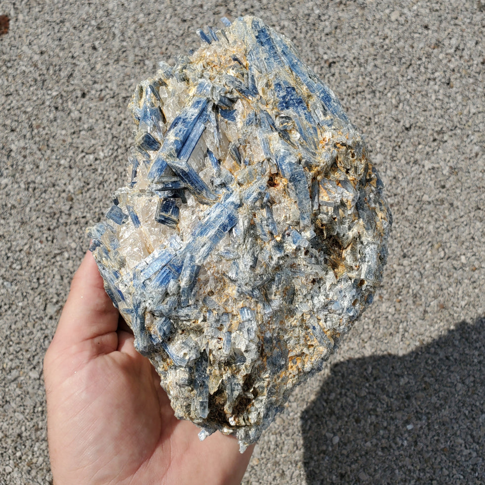 Blue Kyanite Large Cluster A1