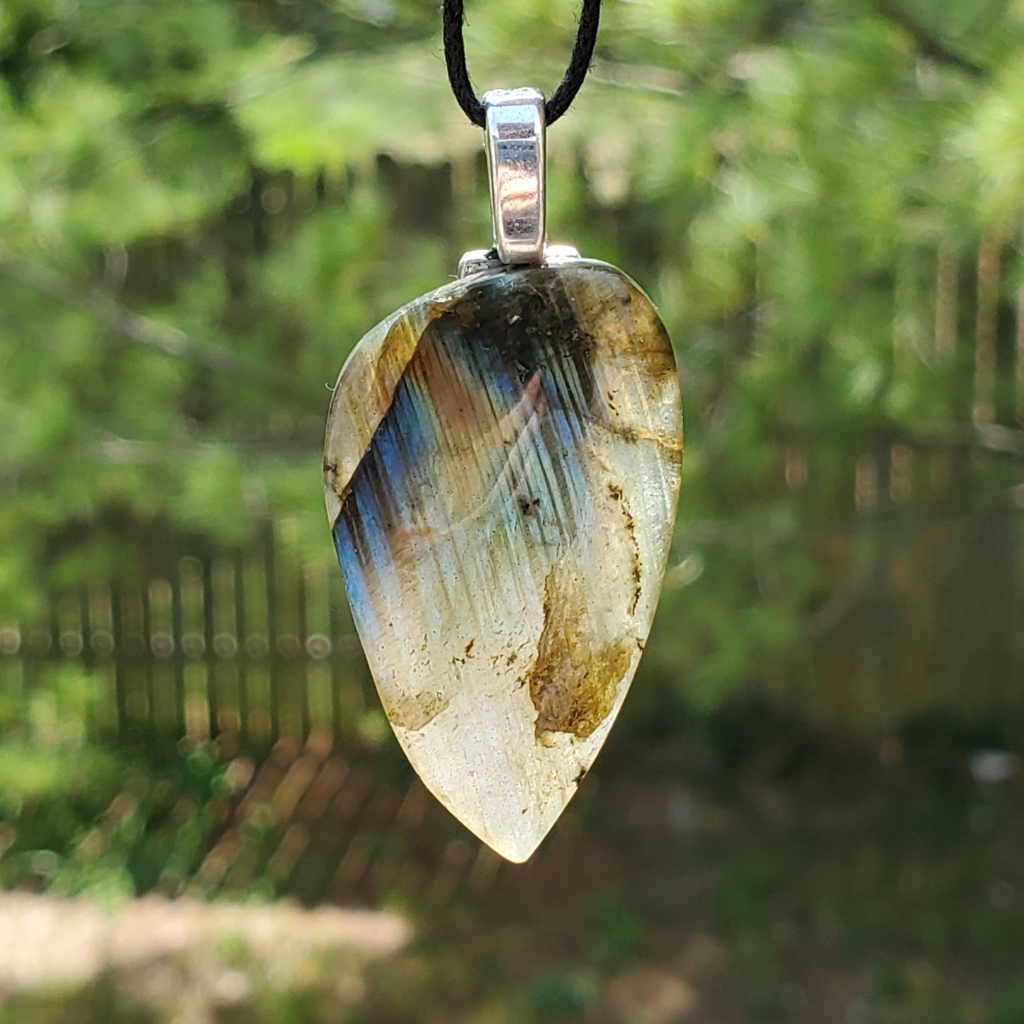 Labradorite Gemstone Pendant