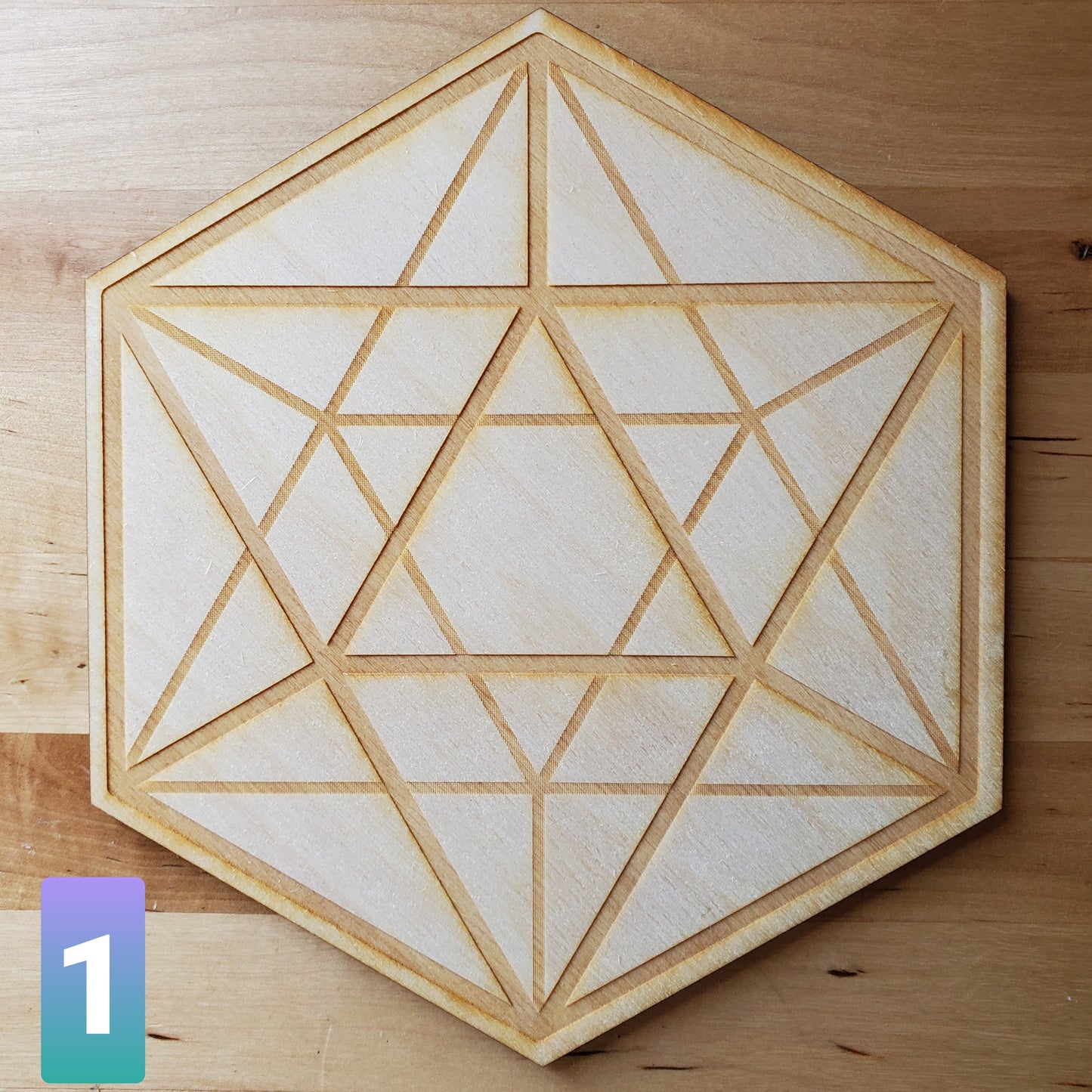 Merkaba Meditation Crystal Grid 8 inch