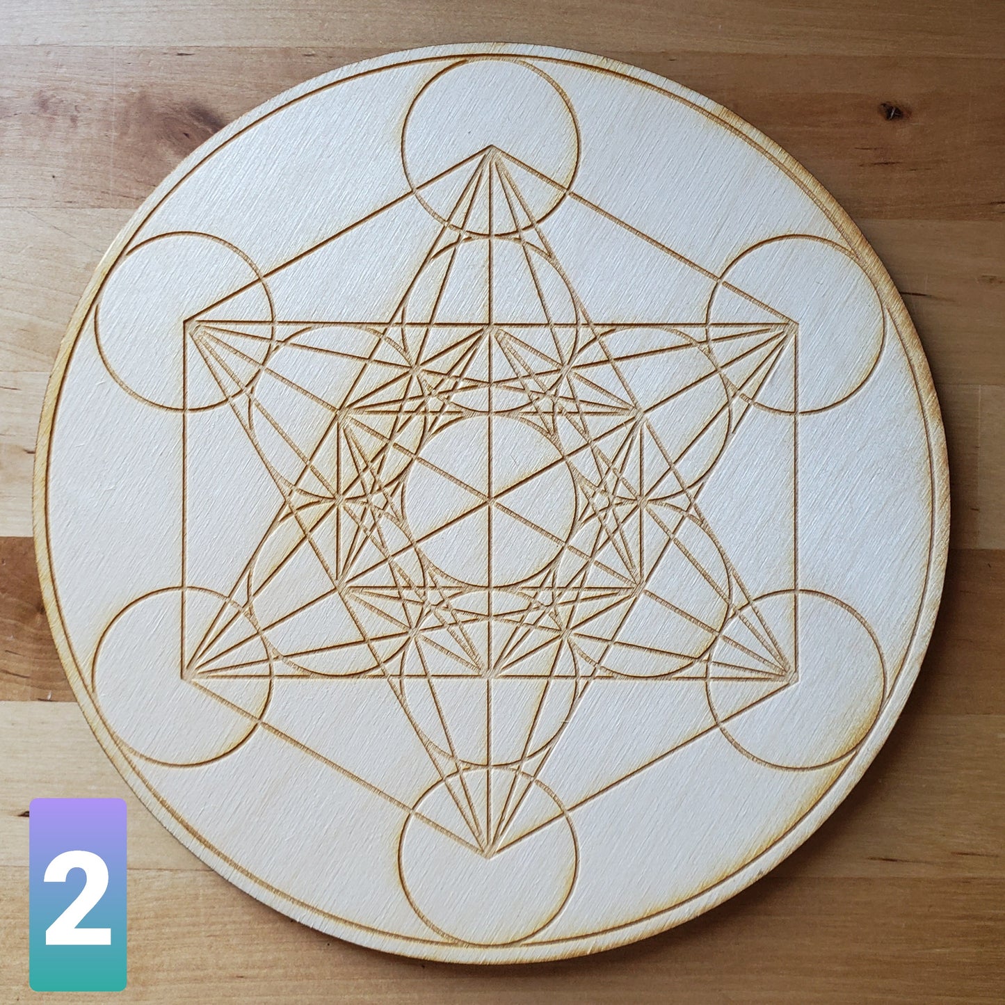 Merkaba Meditation Crystal Grid 8 inch