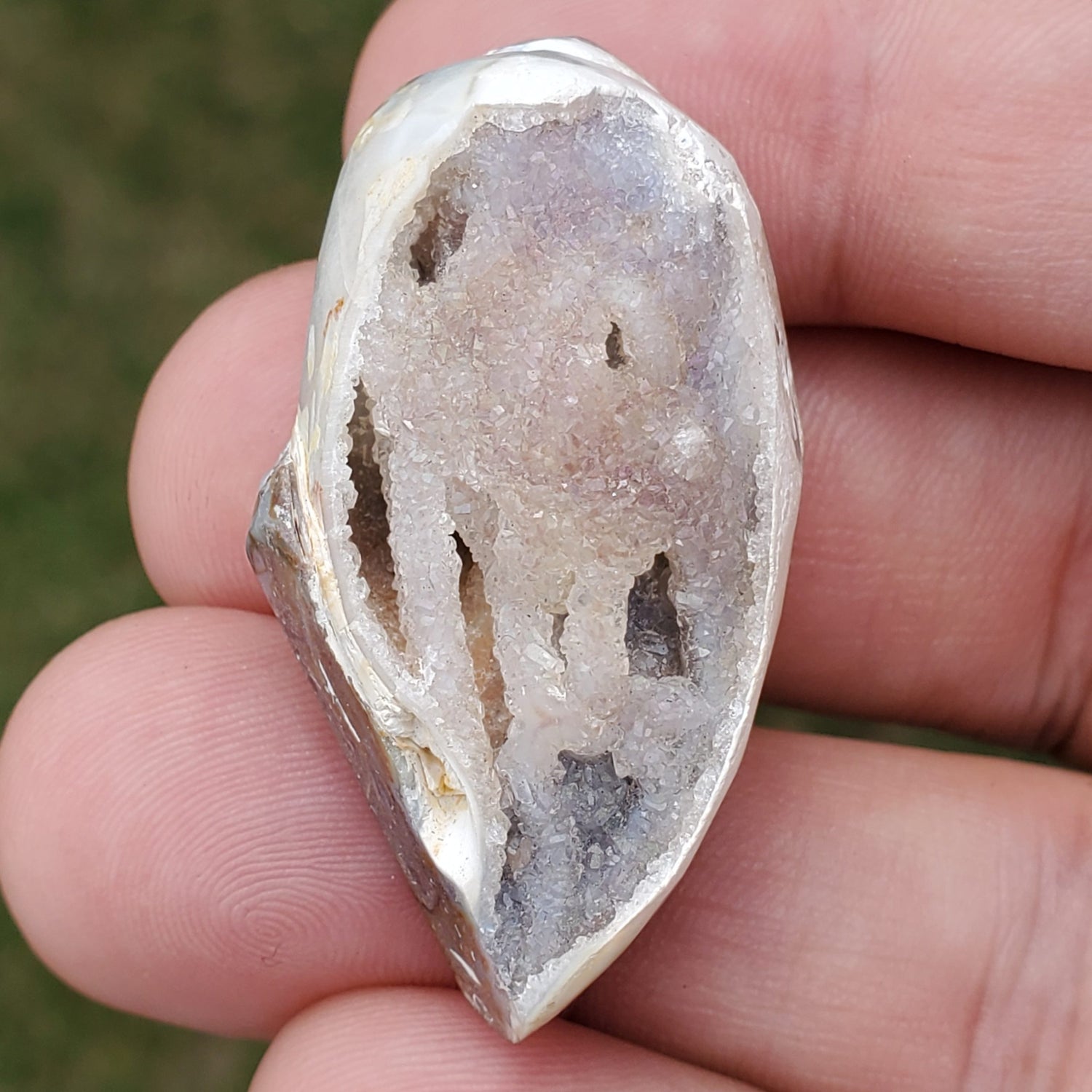 Spiralite Aura Fossil Pendant
