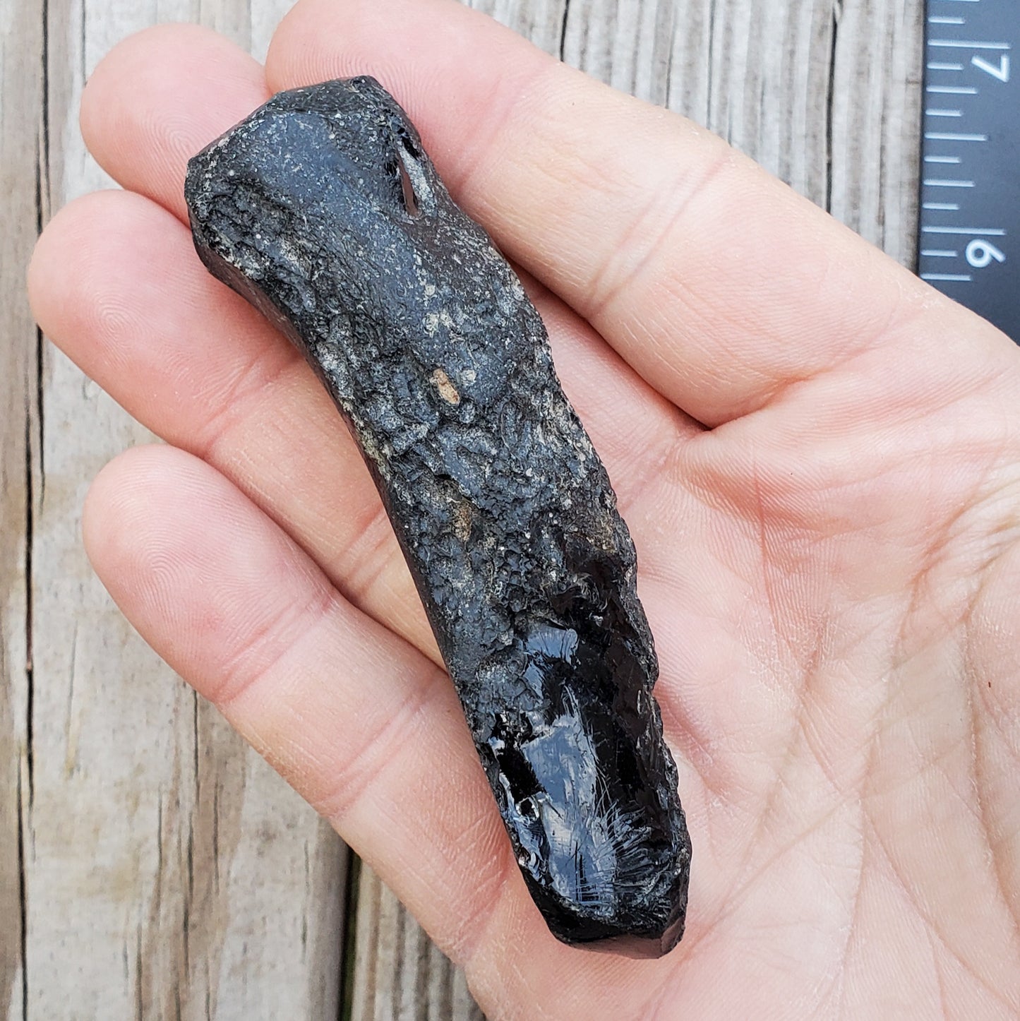 Large Black Thailand Tektite Specimen | Tek7