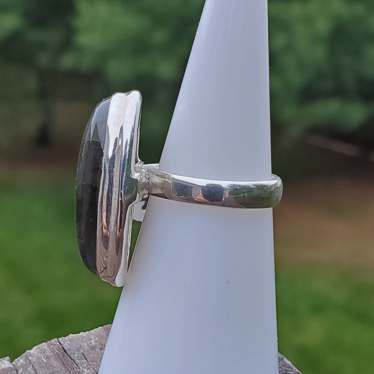 Labradorite Sterling Ring | Size 6