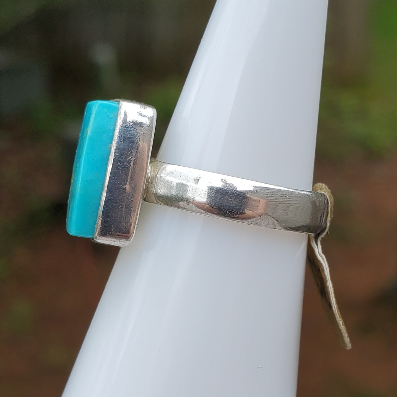 Turquoise Gemstone Sterling Ring