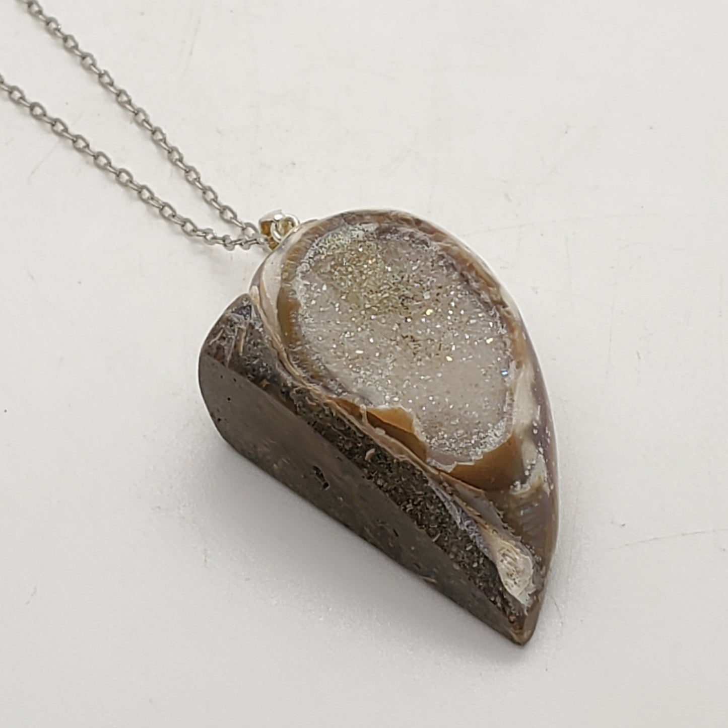 Spiralite Fossil Pendant