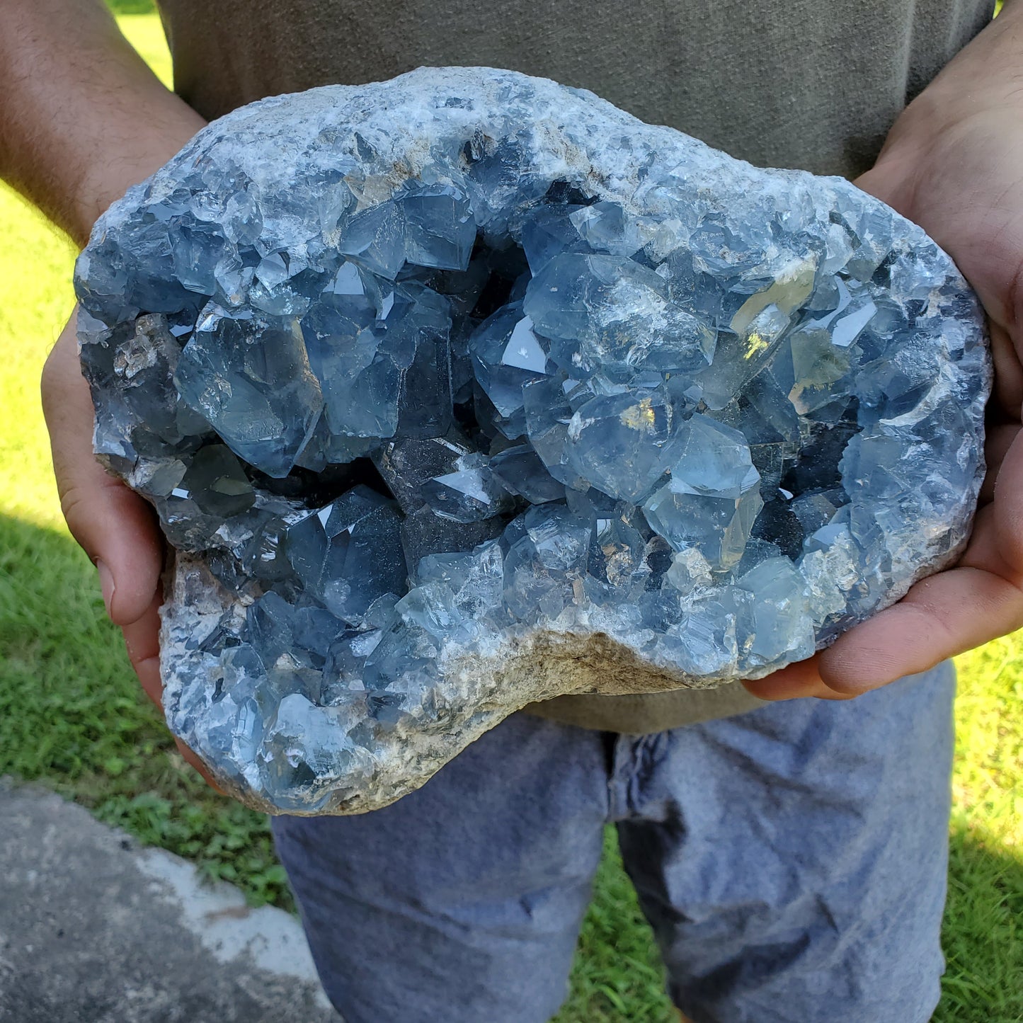 Celestite Cluster Large
