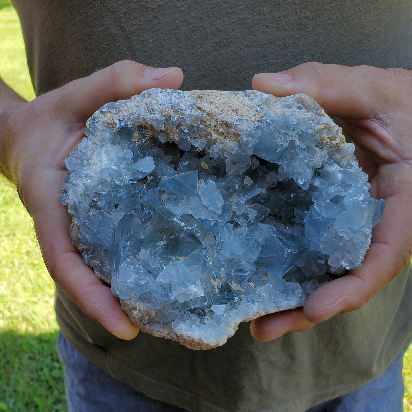 Celestite Cluster Medium