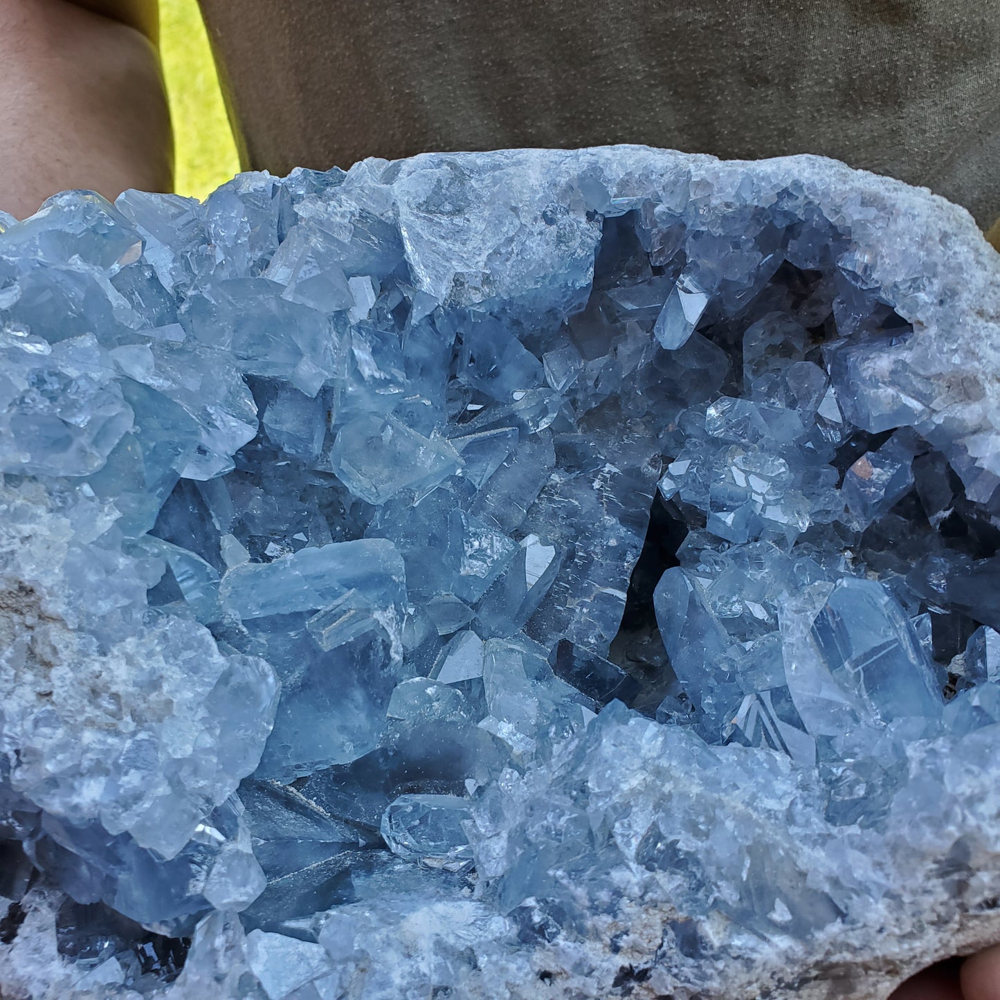 Celestite Cluster Large