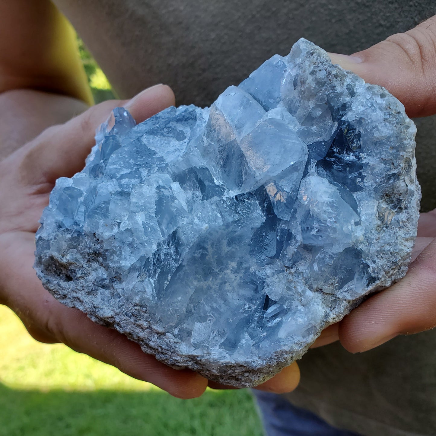 Celestite Cluster Medium