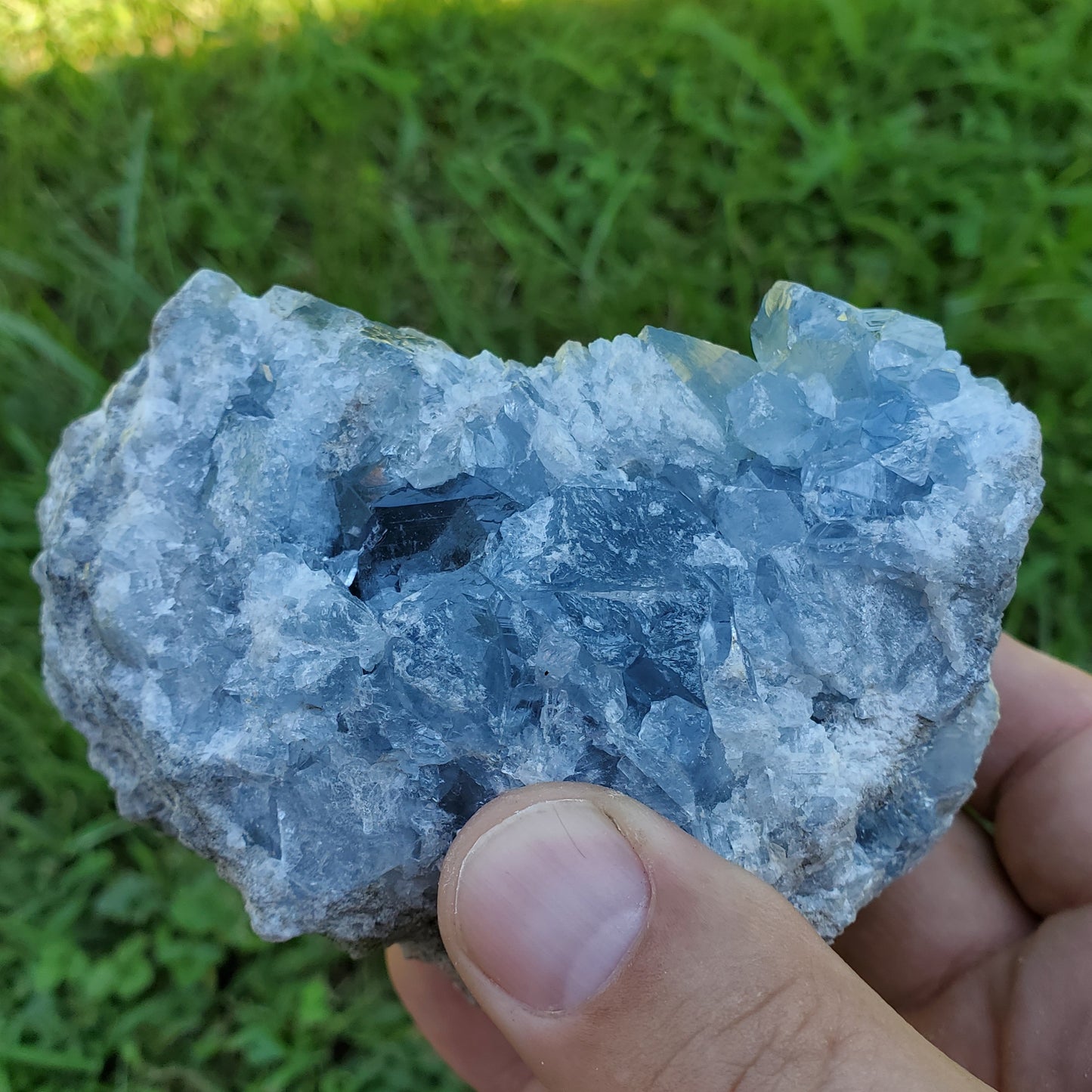 Celestite Cluster Medium