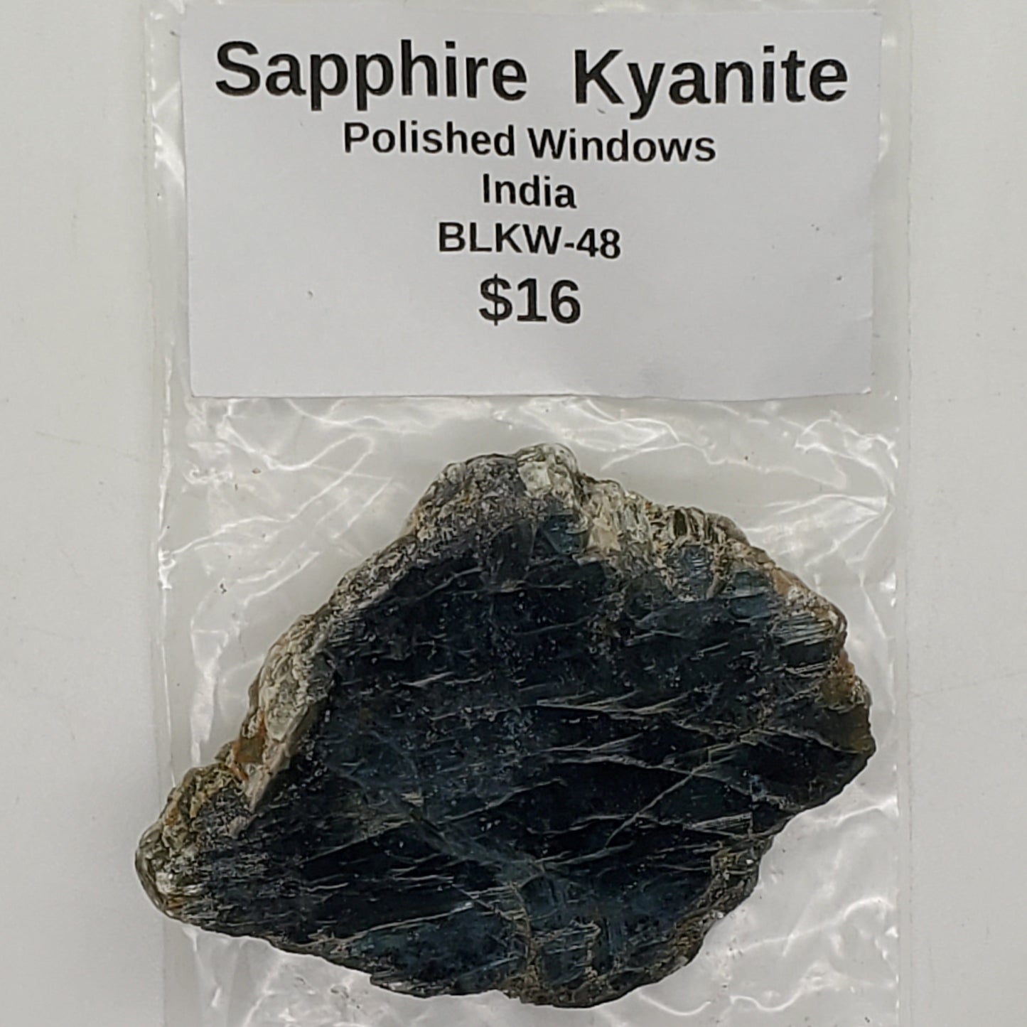 Sapphire Kyanite Polished Seer Stone