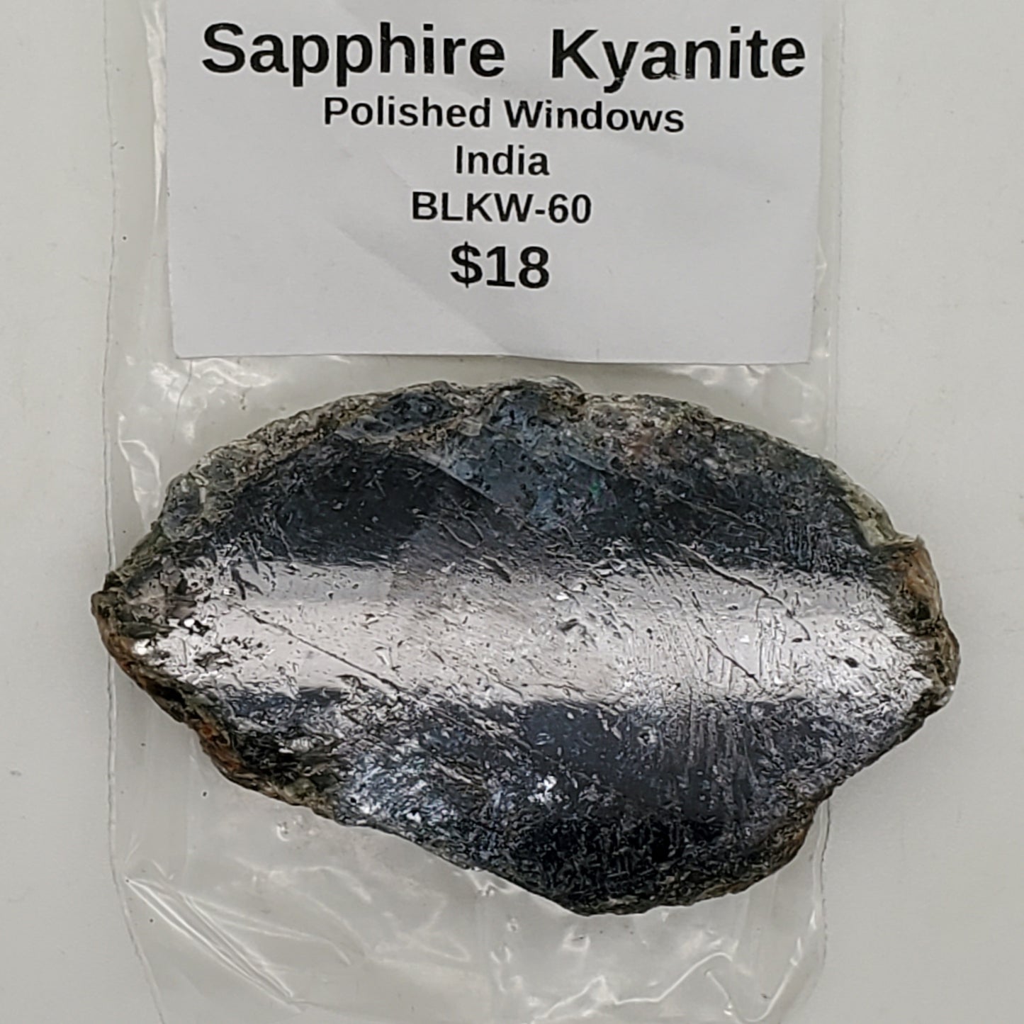 Sapphire Kyanite Polished Seer Stone