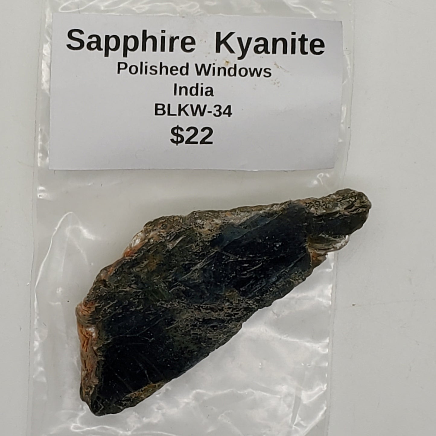Sapphire Kyanite Polished Seer Stone