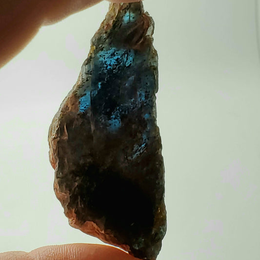 Sapphire Kyanite Polished Seer Stone