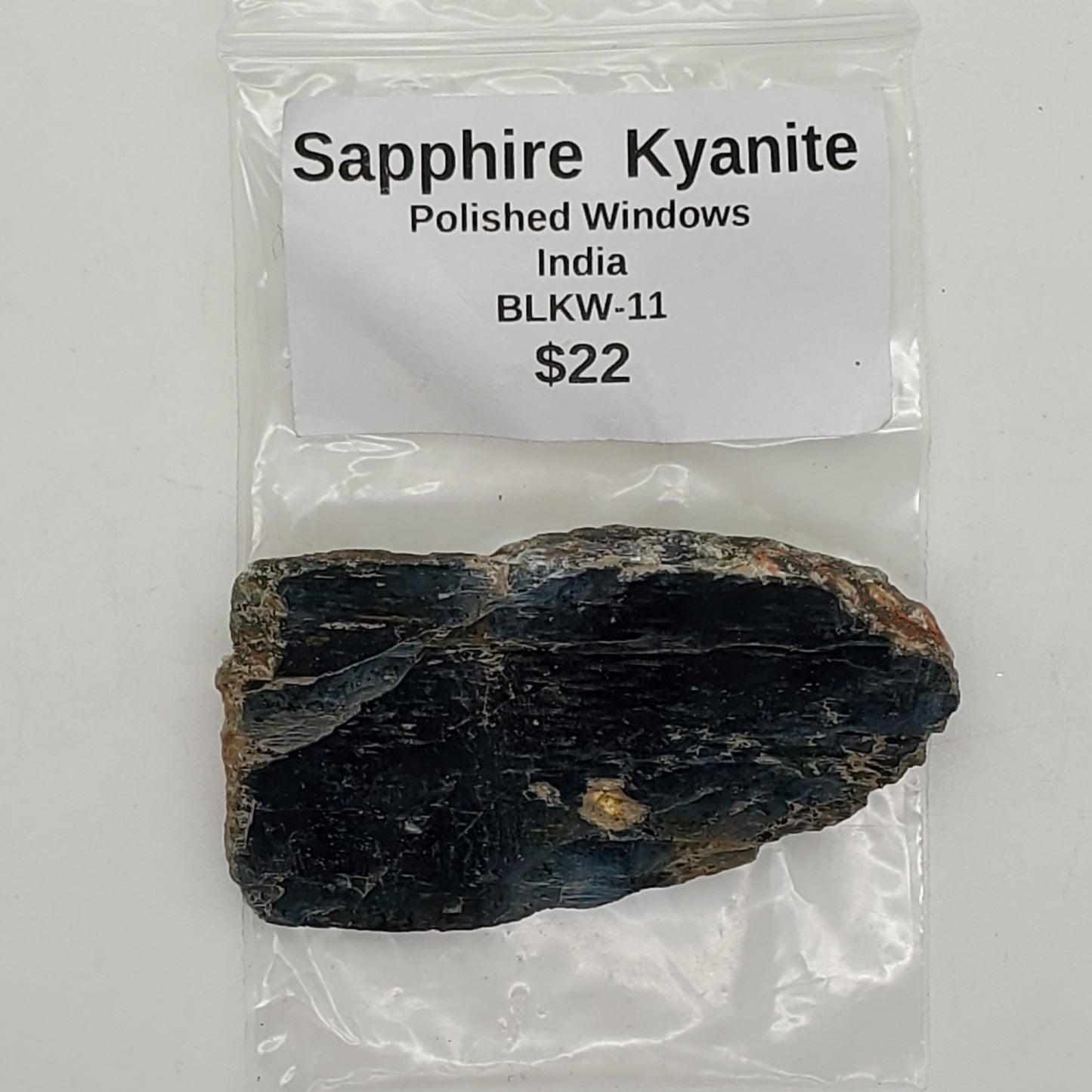 Sapphire Kyanite Polished Seer Stone