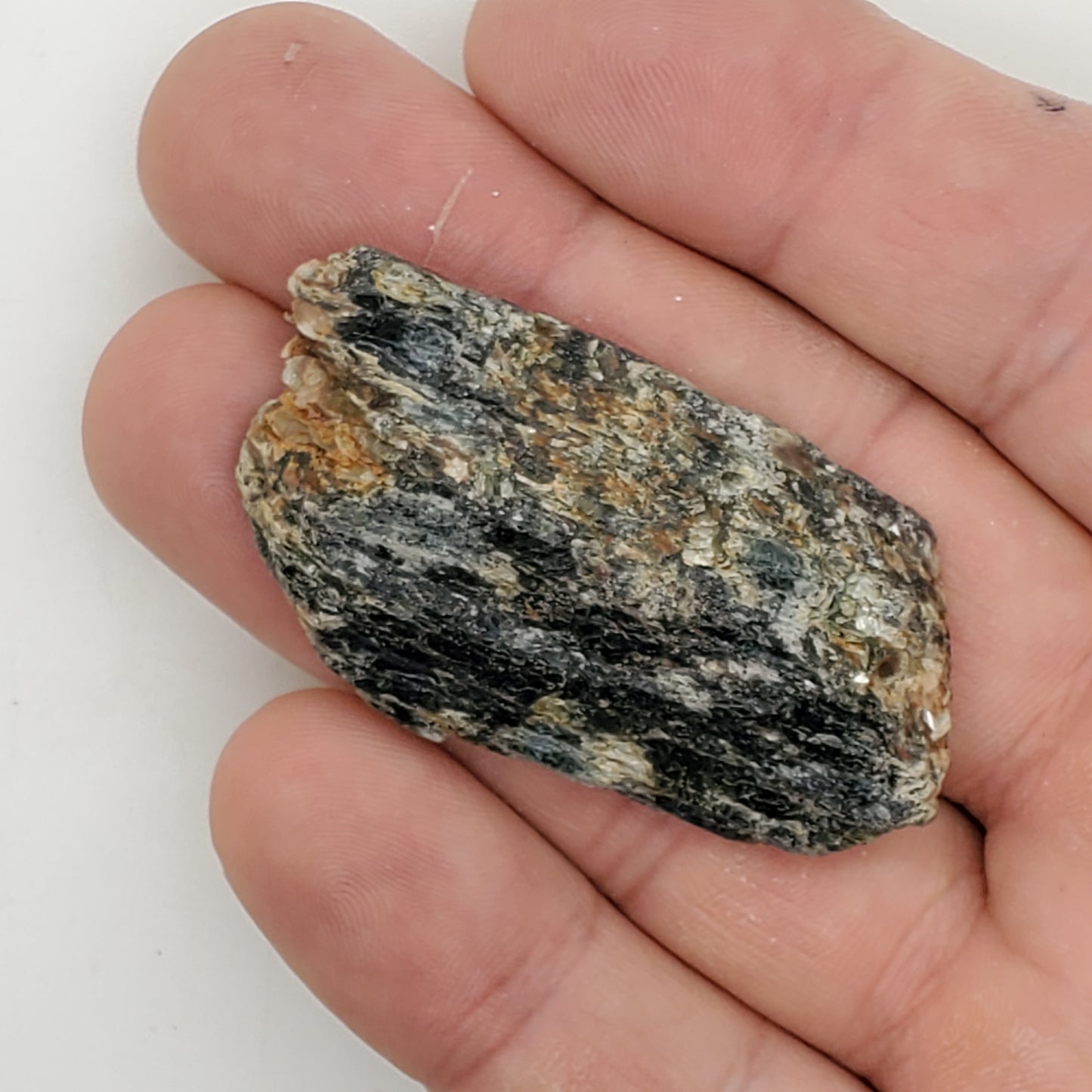 Sapphire Kyanite Polished Seer Stone