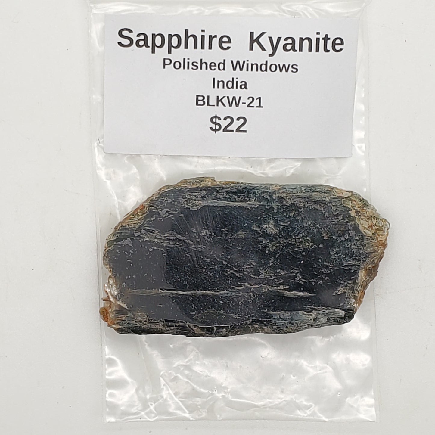 Sapphire Kyanite Polished Seer Stone