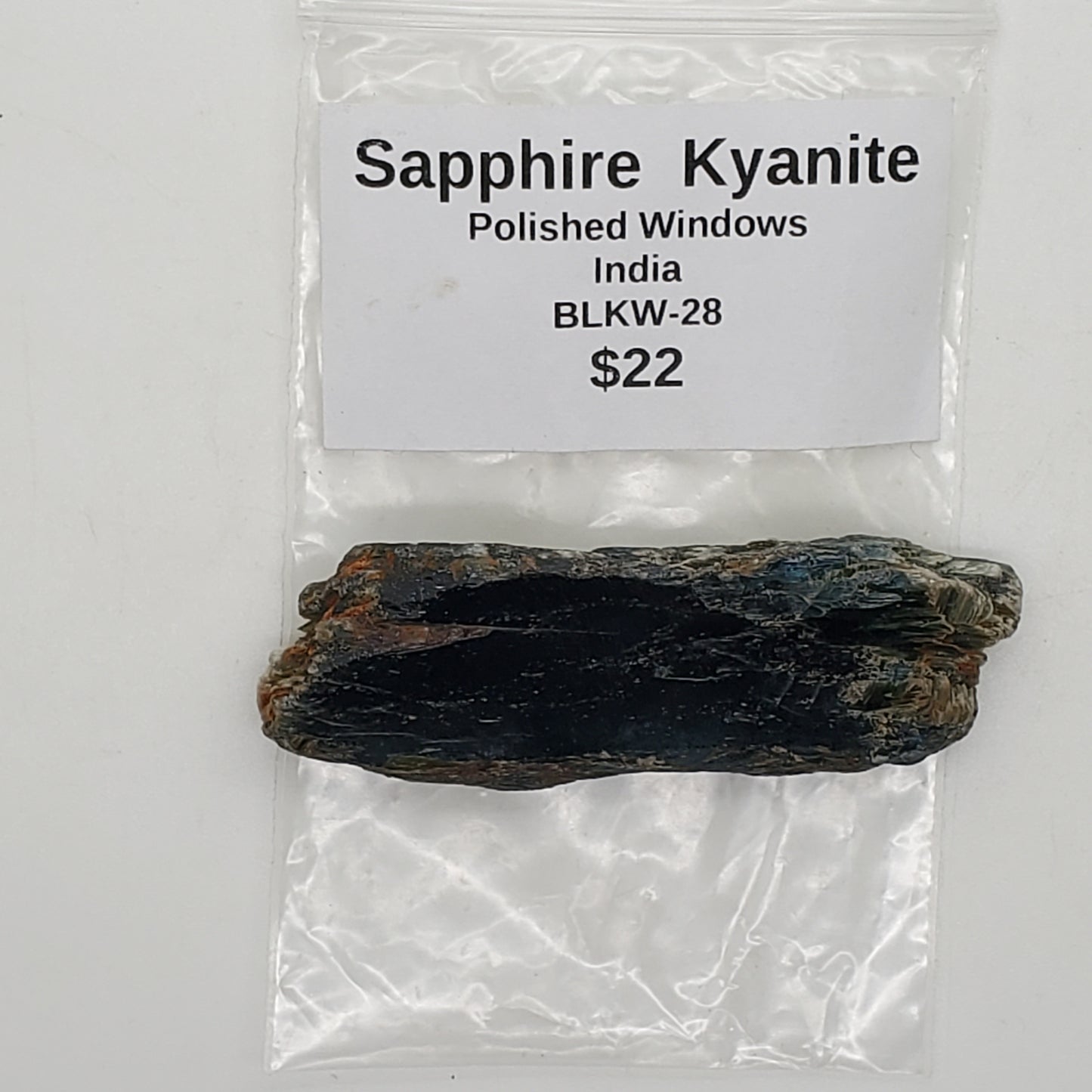 Sapphire Kyanite Polished Seer Stone
