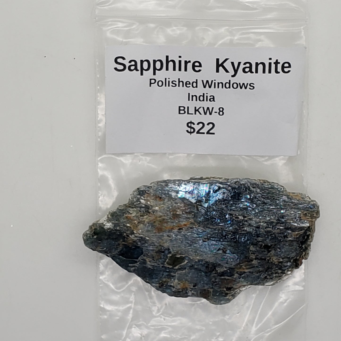 Sapphire Kyanite Polished Seer Stone