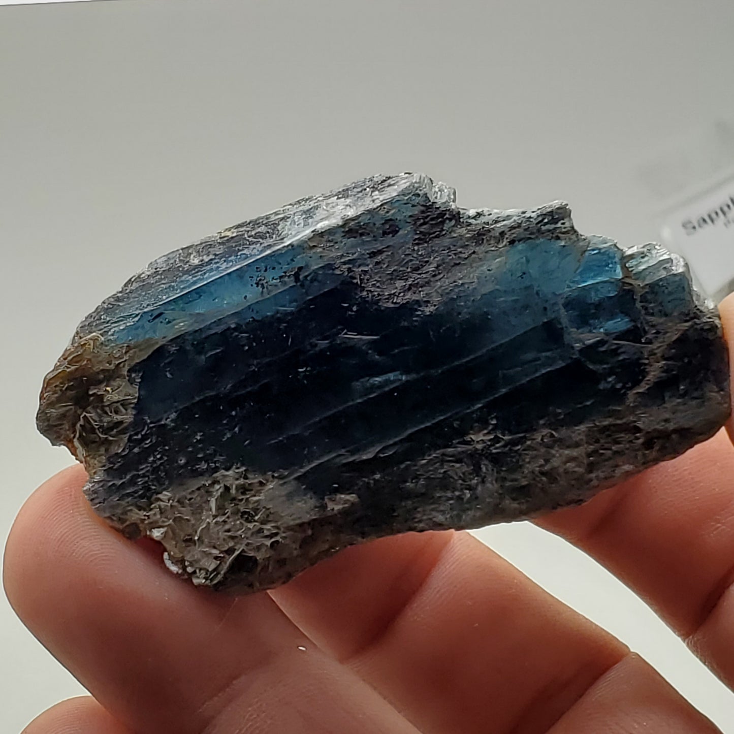 Sapphire Kyanite Polished Seer Stone