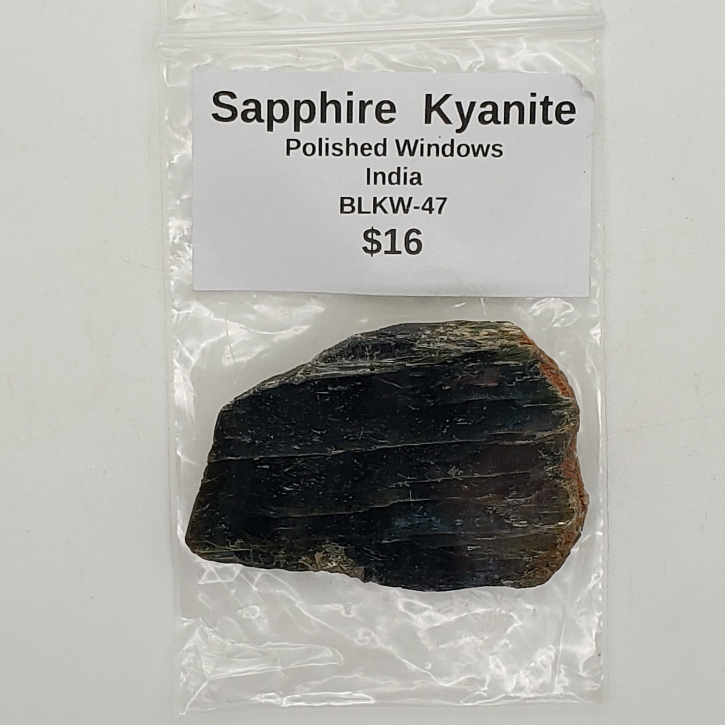 Sapphire Kyanite Polished Seer Stone