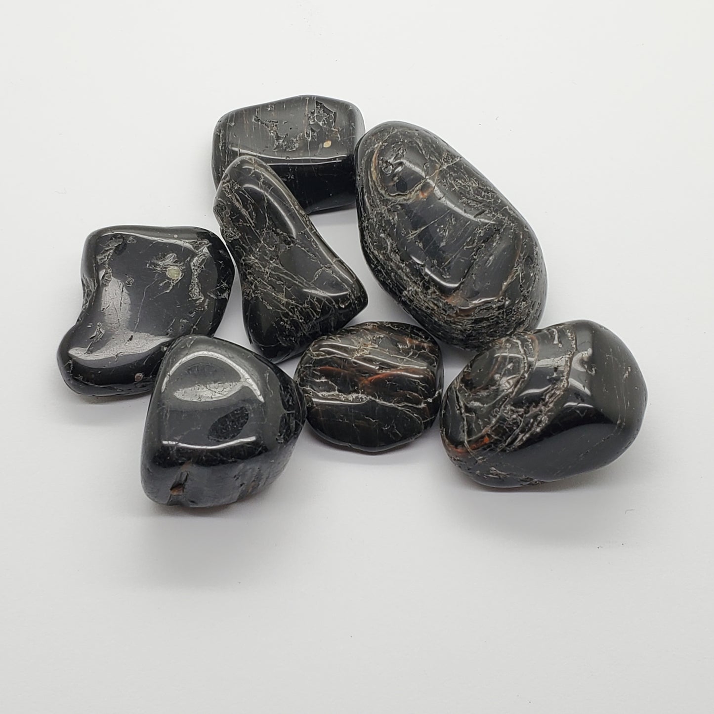Black Tourmaline B Tumbled Stones 4oz