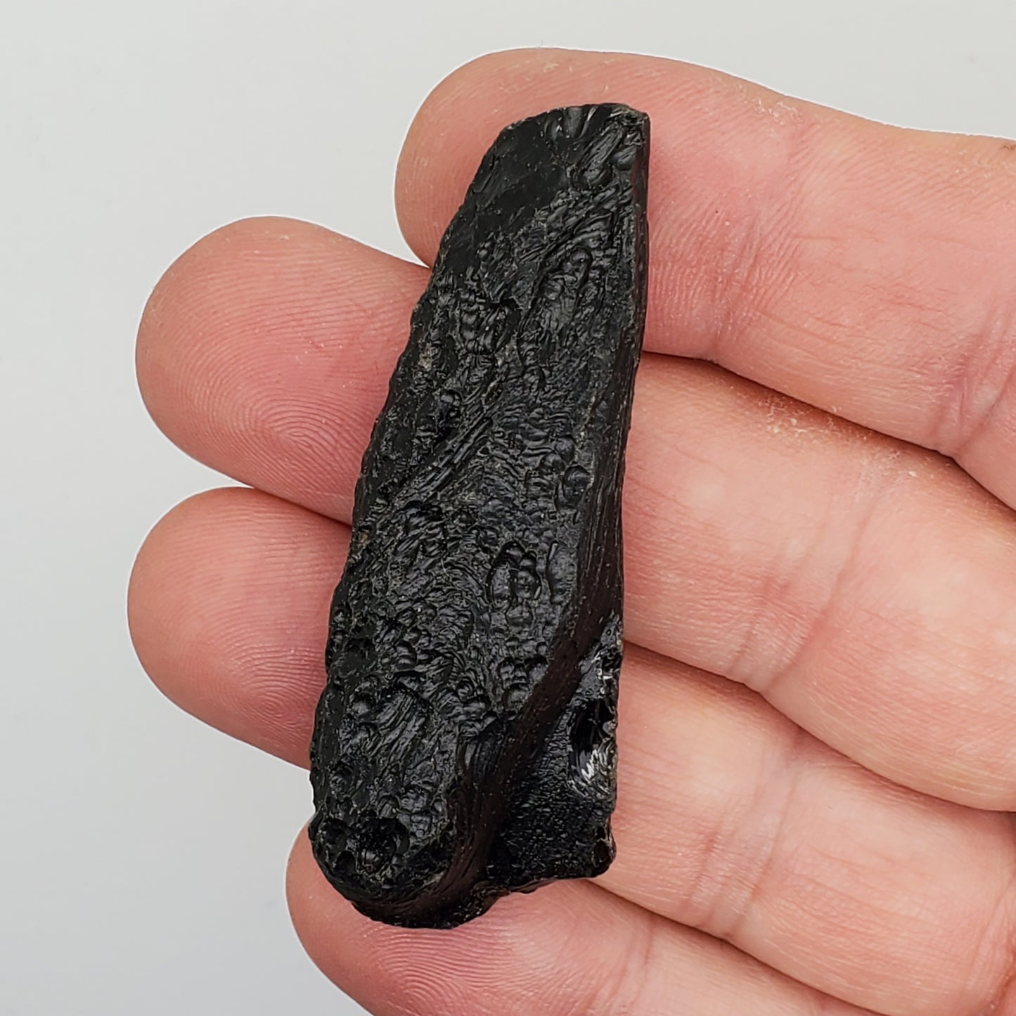 Black Tektite Space Glass Specimen