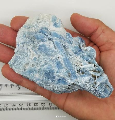 Aqua Blue Kyanite Clusters | 4 LB Box - The Meteorite Traders