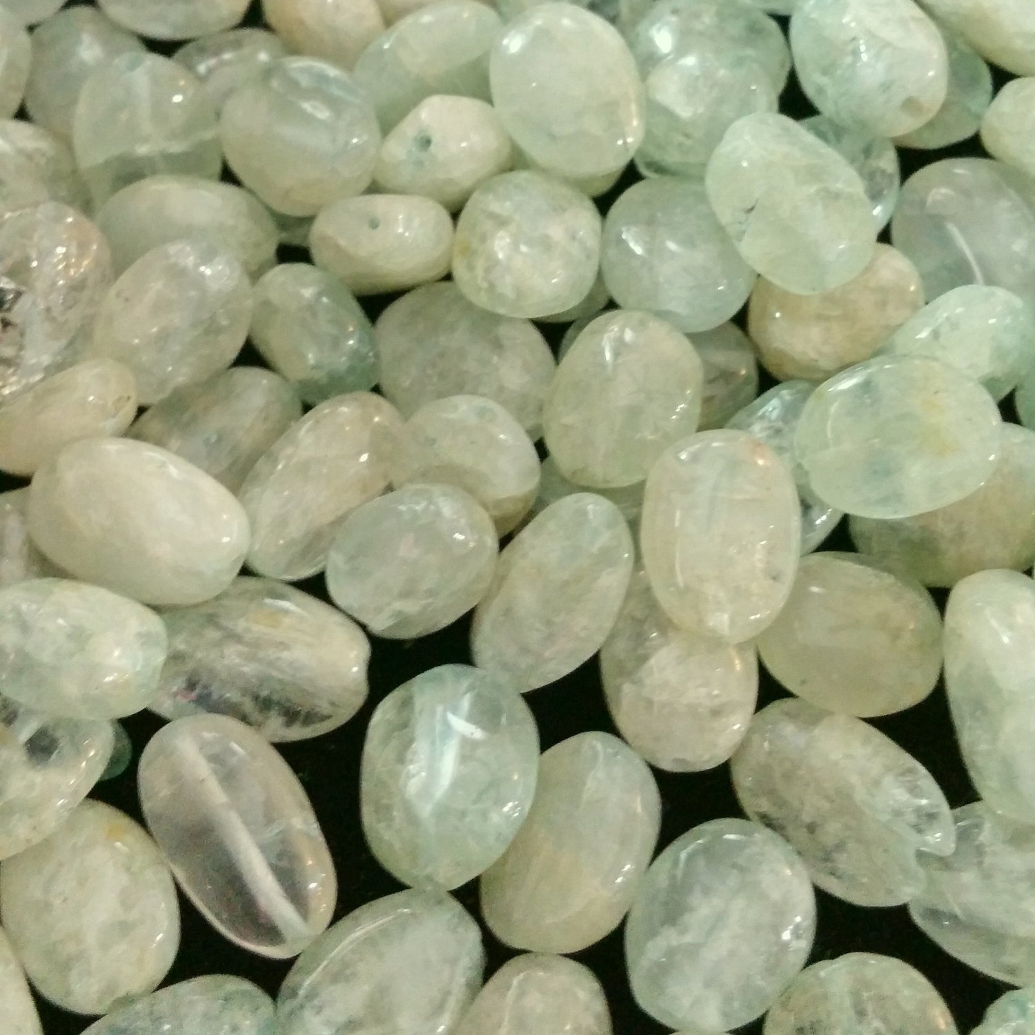 Aquamarine Oval Shaped Beads Kyanite king