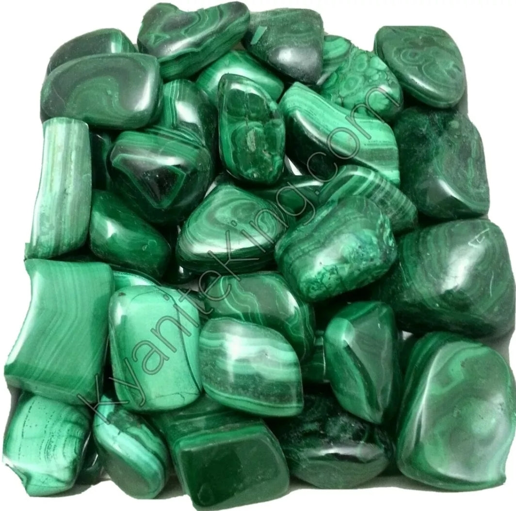 Malachite Tumbled Gemstone Bulk