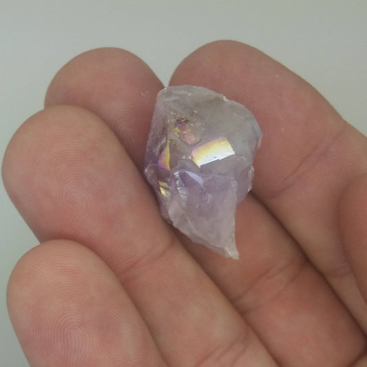 AMETHYST AURA Quartz Crystal Specimen | Metaphysical | Wire Wrapping | 1B