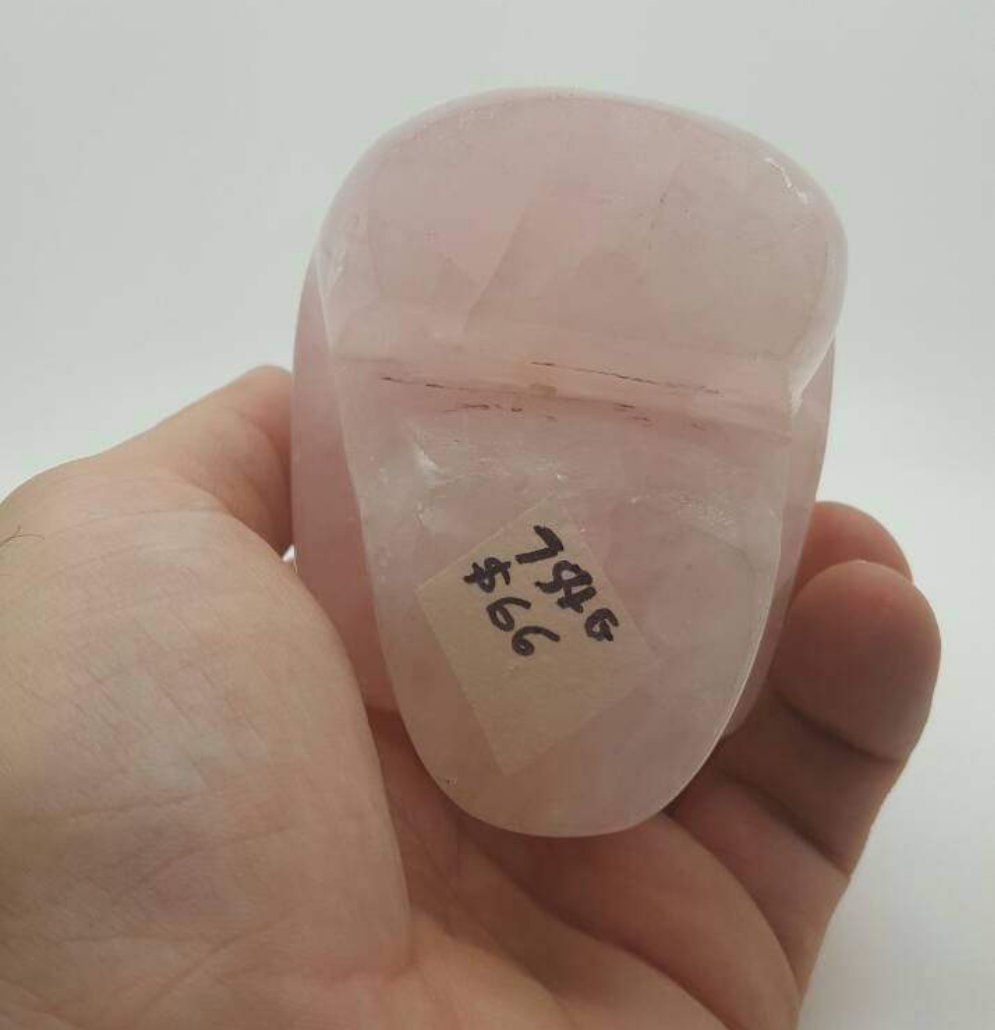 Rose Quartz Skull | Medium | 754gr