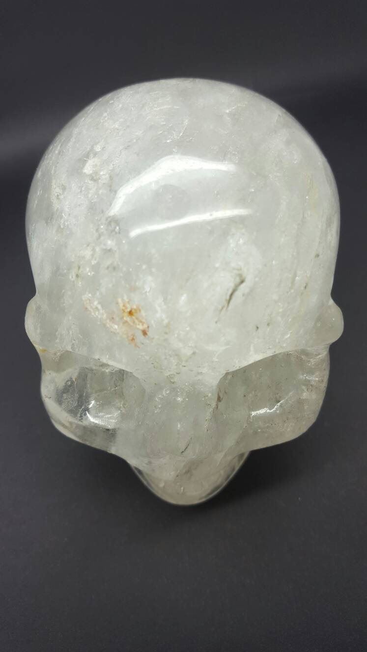 Clear Quartz Crystal Skull Large 1020 grams