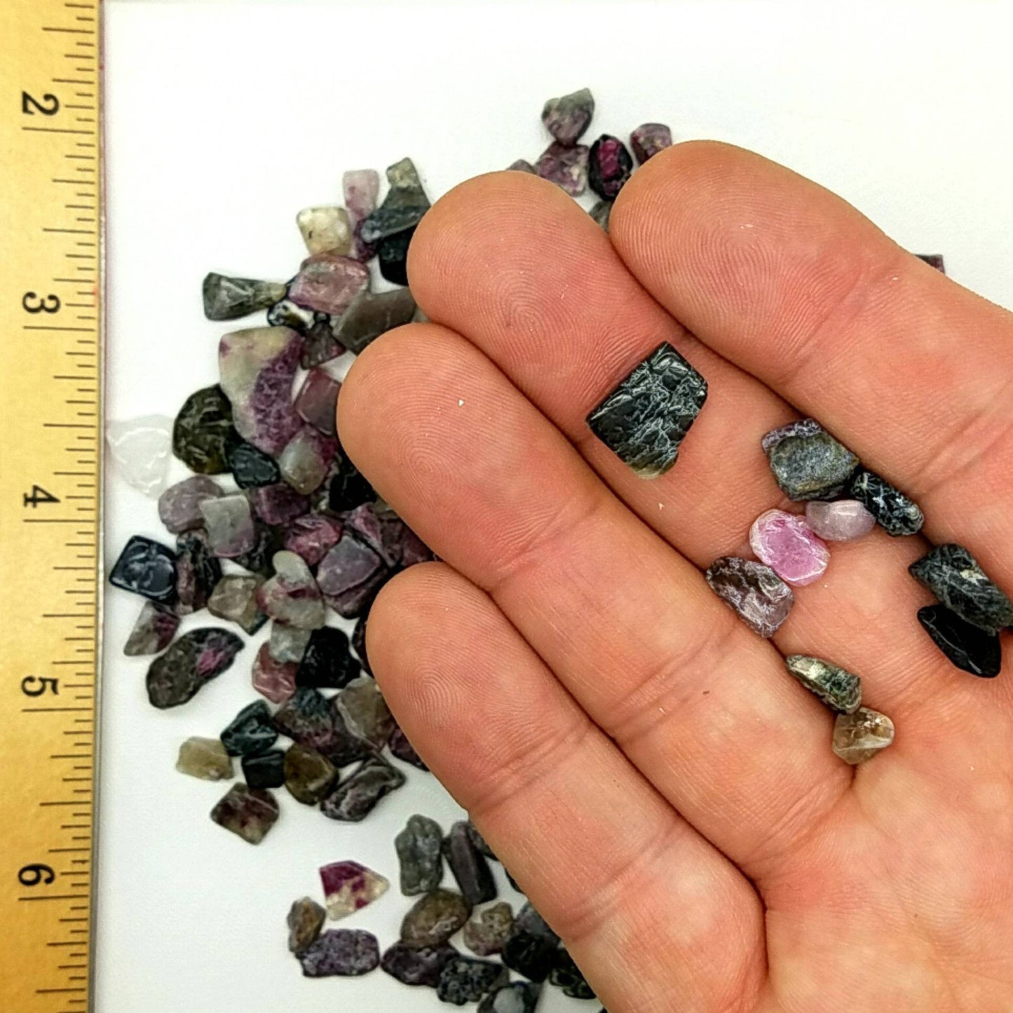 Tourmaline Tumbled Chips Lot-1B1