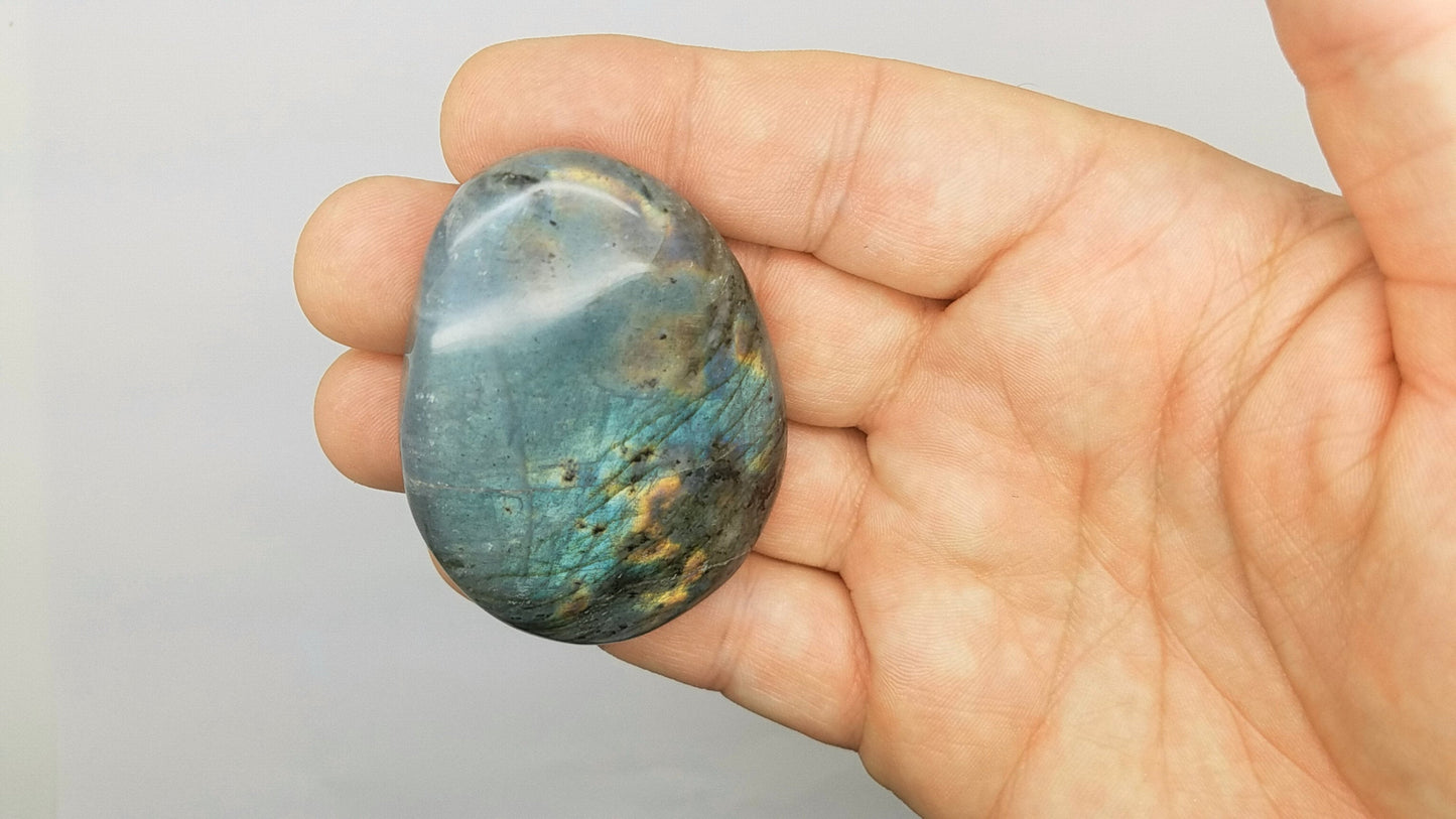 Flashy Labradorite Massage Stone | 1 Pc