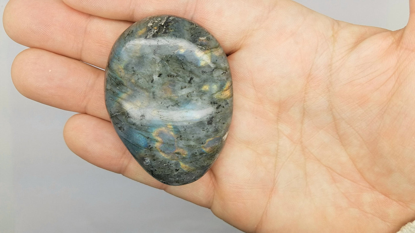 Flashy Labradorite Massage Stone | 1 Pc