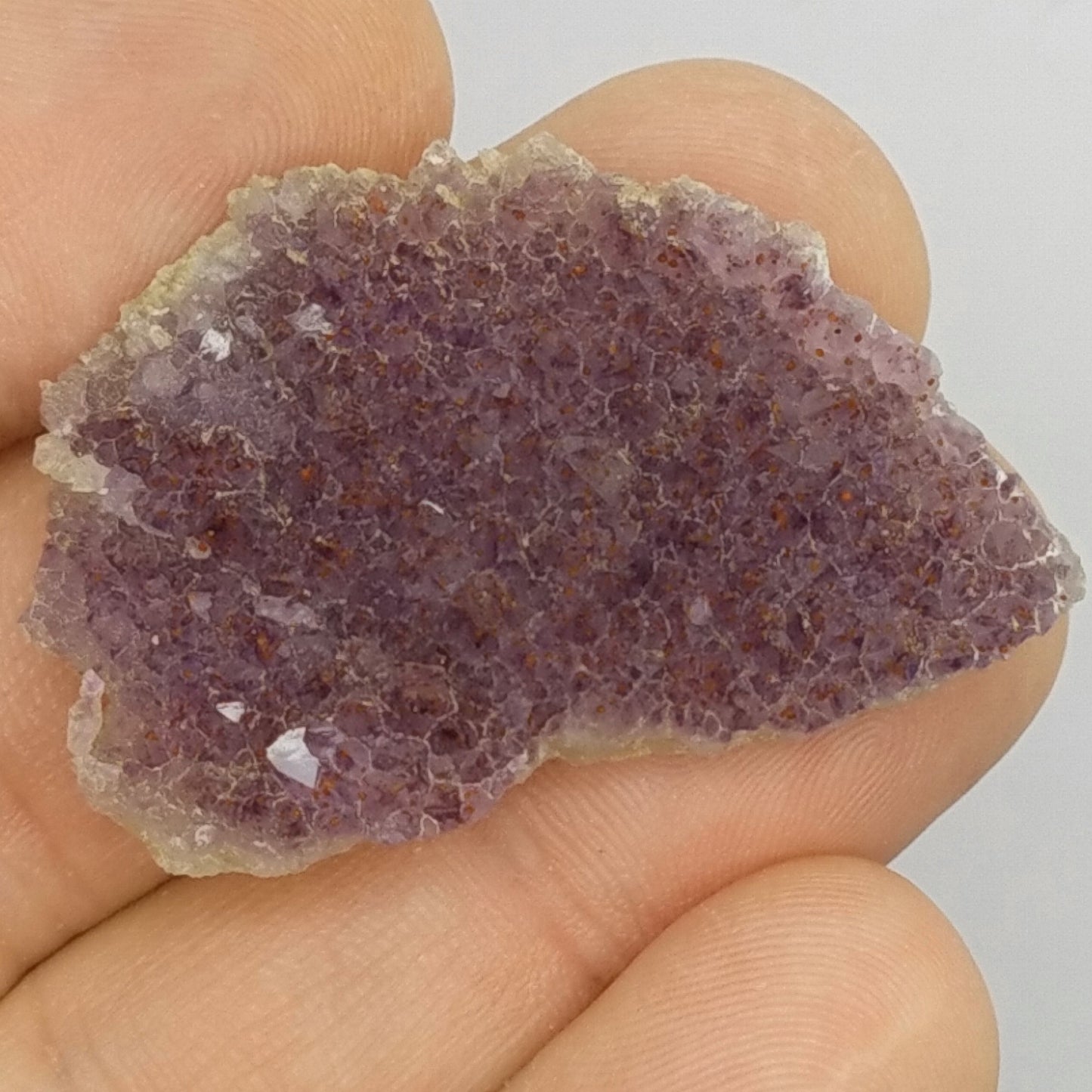 Superb DRUZY Red Cap Amethyst Quartz Crystal Cluster | A-Grade | Canadian Thunder Bay