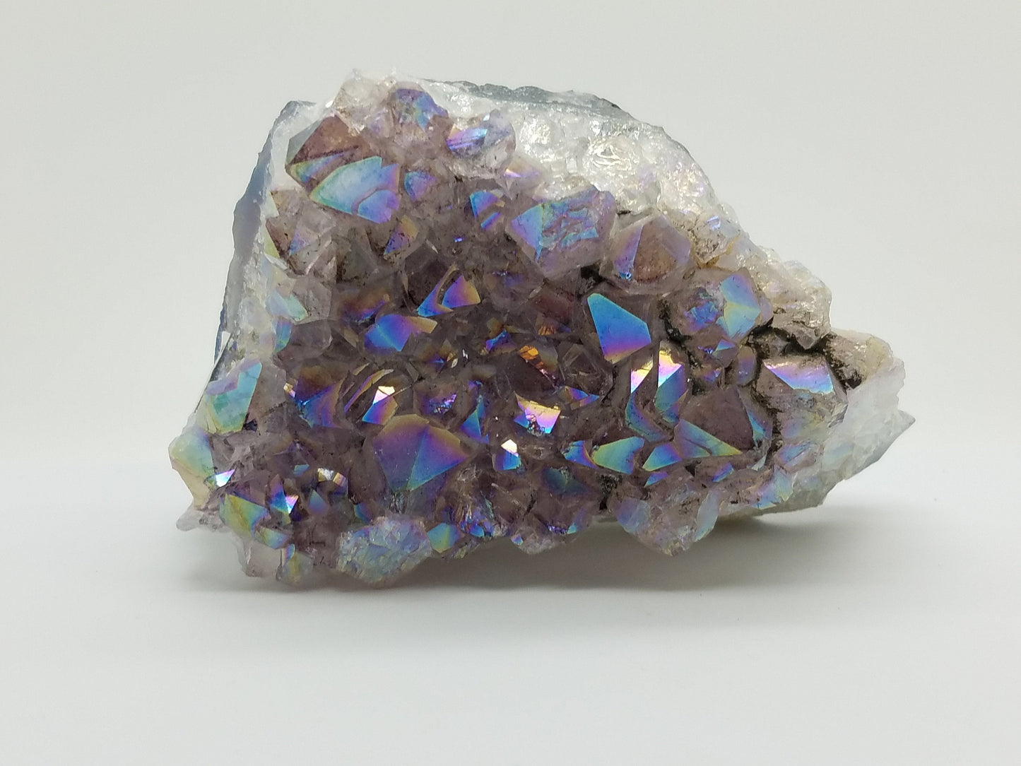 Large Amethyst Aura | Mystical Quartz Crystal Cluster
