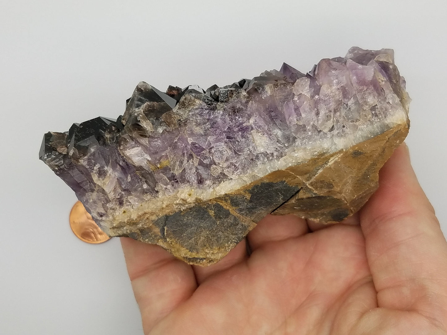 SUPERB SMOKEY AMETHYST | Quartz Crystal Cluster | A-Grade | Canadian Thunder Bay