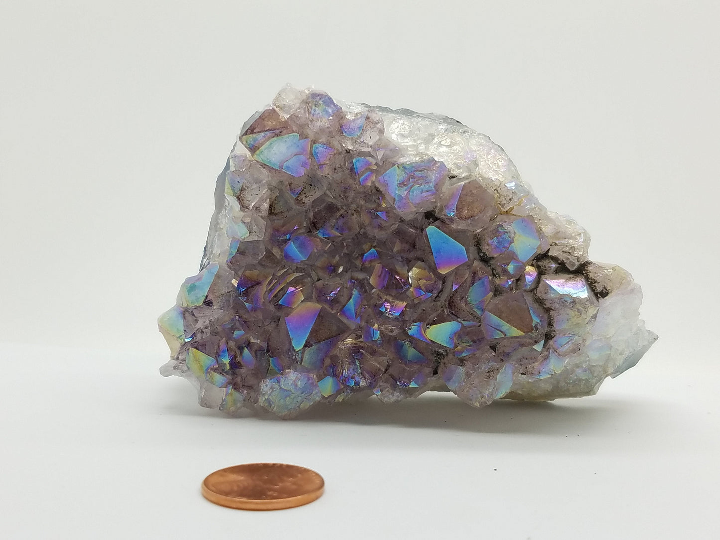 Large Amethyst Aura | Mystical Quartz Crystal Cluster
