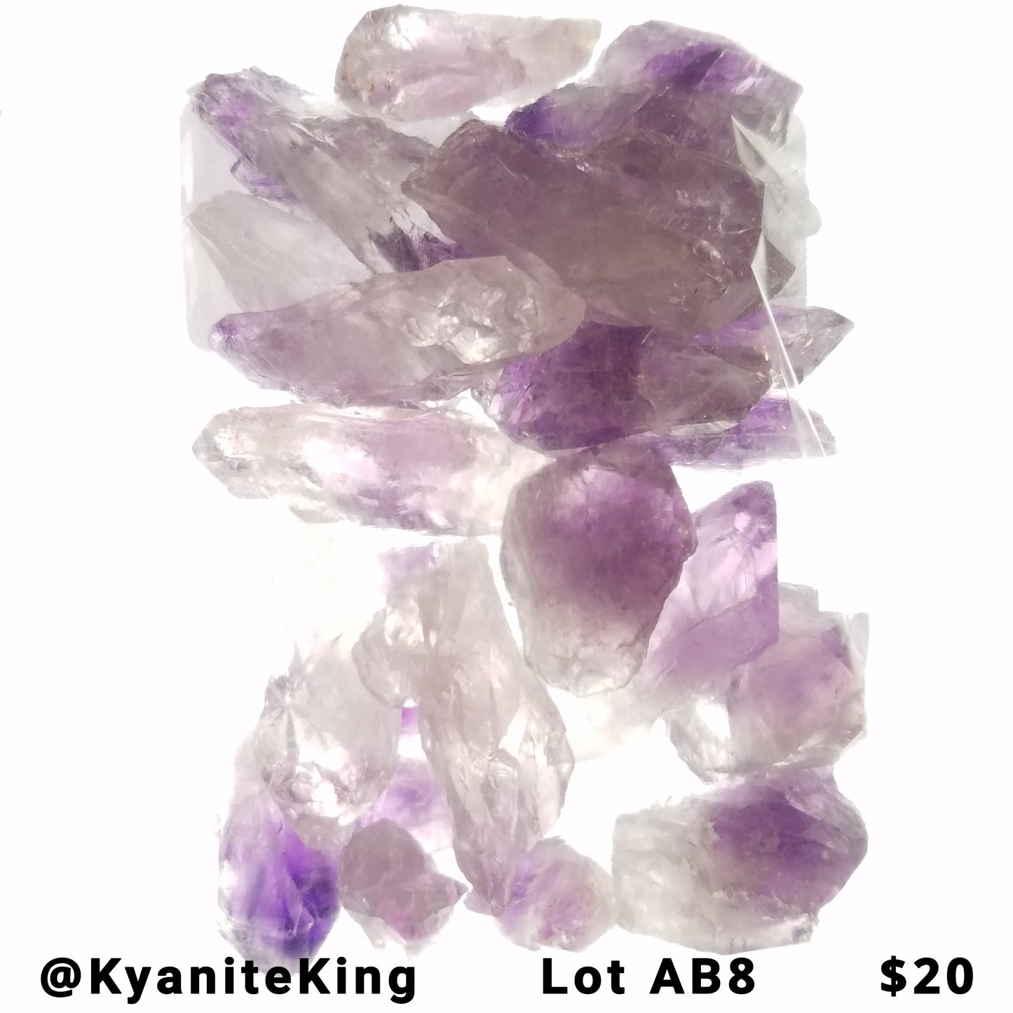 Amethyst Small Crystal Points 3 Lots Available!!