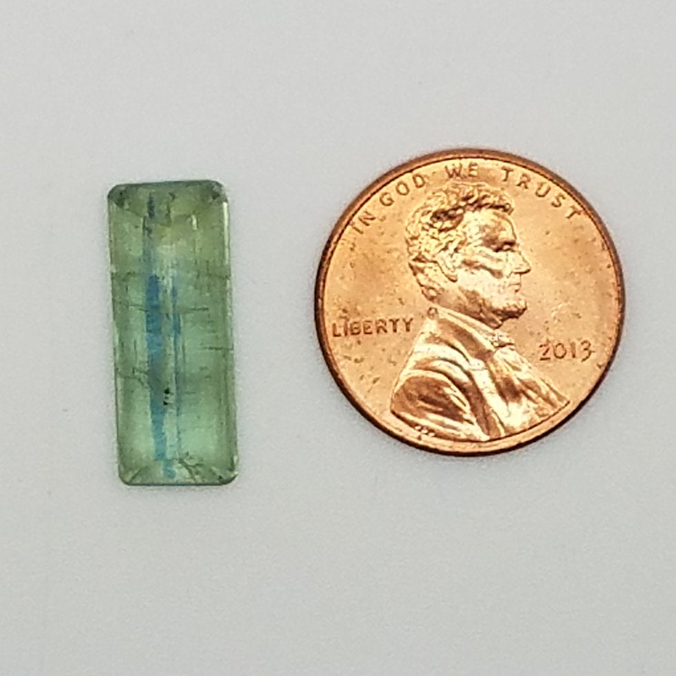 GREEN KYANITE Facet Stone | GKF1